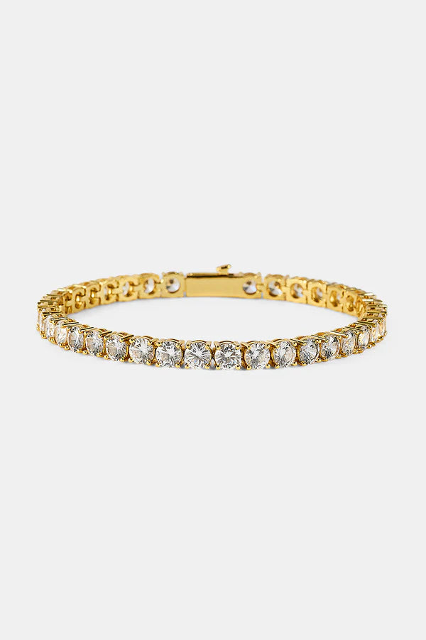 Tennis Bracelet - 4mm - Gold