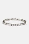Tennis Bracelet - 4mm - Silver